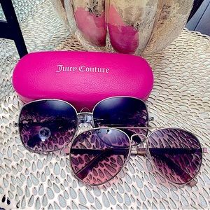 JUICY COUTURES BUNDLE (NWT) - 2 pairs of SUNGLASSES & 1 MATCHING CASE
